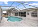 Relaxing kidney-shaped pool, screened patio, and spacious backyard at 2883 Sw 66Th St, Ocala, FL 34476