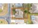 Aerial view of a single-Gathering home and its surrounding lot at 5470 Nw 26Th Lane, Ocala, FL 34482