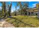 Spacious backyard with grassy area and mature trees at 7084 Se 124 St, Belleview, FL 34420