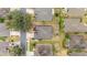 Directly above view of a house and neighborhood at 7402 Sw 99Th Ave, Ocala, FL 34481