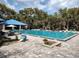 Community pool with lounge chairs and patio at 8623 Sw 108Th Place Rd, Ocala, FL 34481