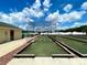 Bocce ball court with protective netting at 15715 Sw 11Th Terrace Rd, Ocala, FL 34473