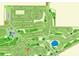 Map of community amenities, including golf course and parks at 15715 Sw 11Th Terrace Rd, Ocala, FL 34473