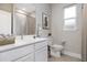 Clean bathroom with single vanity and bathtub at 15794 Sw 55Th Ave Rd, Ocala, FL 34473