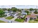 Aerial view of the neighborhood with lush landscaping at 17606 Se 93Rd Butler Ct, The Villages, FL 32162
