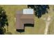 Top-down view of a home with a brown roof and deck at 4248 Ne 175Th Street Rd, Citra, FL 32113