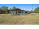Front view of ranch home showcasing large windows at 4248 Ne 175Th Street Rd, Citra, FL 32113