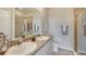 Bathroom with double vanity and large walk-in shower at 4736 Nw 39Th Street Rd, Ocala, FL 34482