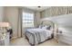Charming bedroom with unique wall design and window seat at 4736 Nw 39Th Street Rd, Ocala, FL 34482