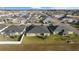 Aerial view of homes showcasing backyard space and community at 5826 Sw 83Rd Ln, Ocala, FL 34476