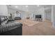 Open concept living room with comfortable seating at 5826 Sw 83Rd Ln, Ocala, FL 34476