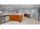 Modern kitchen with stainless steel appliances and granite countertops at 6 Bahia Course Way, Ocala, FL 34472