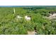 A high aerial shot reveals new homes amidst a dense canopy of trees at 6877 Sw 131St Cir, Ocala, FL 34481