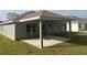 Covered patio and spacious backyard with ample privacy at 7661 Sw 180Th Cir, Dunnellon, FL 34432