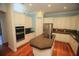 Spacious kitchen with stainless steel appliances, center island, and plenty of counter space at 9340 Sw 9Th Ter, Ocala, FL 34476