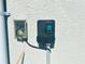 Close up of an exterior irrigation system controller box at 9645 Se 61St Ter, Belleview, FL 34420