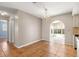 Sunlit dining area with tile floors and access to a sunroom at 11250 Sw 79Th Ter, Ocala, FL 34476