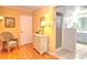 Charming bathroom with a shower, dresser, and wicker chair at 1209 Se 17Th Ave, Ocala, FL 34471