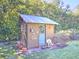 Charming backyard shed with light blue door at 1209 Se 17Th Ave, Ocala, FL 34471