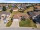 Aerial view showcasing home's location in a residential neighborhood at 17385 Se 110Th Ter, Summerfield, FL 34491