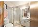 Bathroom with shower, toilet and vanity at 2701 Ne 10Th St # 707, Ocala, FL 34470