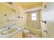 Clean bathroom with a shower/tub combo at 43 Lake Court Loop, Ocala, FL 34472