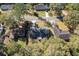 Aerial view of a house and surrounding neighborhood at 43 Teak Crse, Ocala, FL 34472