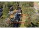 Aerial view of house and large yard at 43 Teak Crse, Ocala, FL 34472