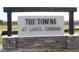 The Towns at Laurel Commons community entrance sign at 6588 Sw 81St Loop, Ocala, FL 34476