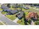 Aerial perspective of houses in a residential community at 6836 Sw 179Th Court Rd, Dunnellon, FL 34432