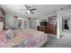 Main bedroom with access to backyard and walk-in closet at 900 Mulberry St, Fruitland Park, FL 34731