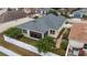 Aerial view of house with fenced backyard at 1065 Ne 31St Ter, Ocala, FL 34470