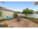 Concrete patio with metal table and chairs, ideal for outdoor dining at 1065 Ne 31St Ter, Ocala, FL 34470