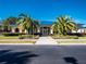 Front view of community clubhouse with blue roof at 10801 Sw 71St Ave, Ocala, FL 34476