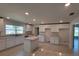 Modern kitchen with an island and white cabinets at 13392 Sw 33Rd Ct, Ocala, FL 34473