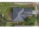 Aerial view of a house showing the roof and backyard at 4074 Sw 47Th Ct, Ocala, FL 34474