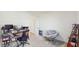 Home office with a large desk and comfortable chair at 4388 Sw 56Th Pl, Ocala, FL 34474