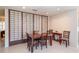 Cozy dining area with tiled floors, shoji screen, and natural light at 8569 Sw 92Nd Ln # F, Ocala, FL 34481