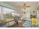 View of the screened in porch with neutral colors and furnishings at 8569 Sw 92Nd Ln # F, Ocala, FL 34481