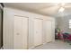 Ample storage space with three large closets in this versatile room, great for hobbies at 8569 Sw 92Nd Ln # F, Ocala, FL 34481