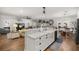 Open concept kitchen with large island, perfect for entertaining at 12750 Se 119Th Ct, Ocklawaha, FL 32179