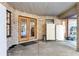 Back patio with double doors and extra refrigerator at 2821 Se 80Th St, Ocala, FL 34480