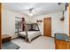 Bedroom with bunk beds and an additional work space at 2821 Se 80Th St, Ocala, FL 34480