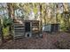 Wooden chicken coop and additional enclosure in woods at 2821 Se 80Th St, Ocala, FL 34480
