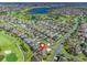 Property location highlighted, showcasing neighborhood and golf course at 3416 Eisenhower Way, The Villages, FL 32163