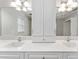 Bathroom with double vanity and a large medicine cabinet at 4480 Nw 79Th Terrace Rd, Ocala, FL 34482