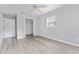 Spacious bedroom with closet and wood-look floors at 4480 Nw 79Th Terrace Rd, Ocala, FL 34482