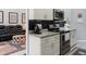 Modern kitchen with stainless steel appliances and granite countertops at 4880 Sw 106Th St, Ocala, FL 34476