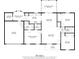 1228 sq ft house floor plan with 2 bedrooms, 2 baths, and screened porch at 73 Fir Dr, Ocala, FL 34472