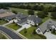 Aerial view of luxury homes and golf course at 7647 Nw 33Rd Pl, Ocala, FL 34482